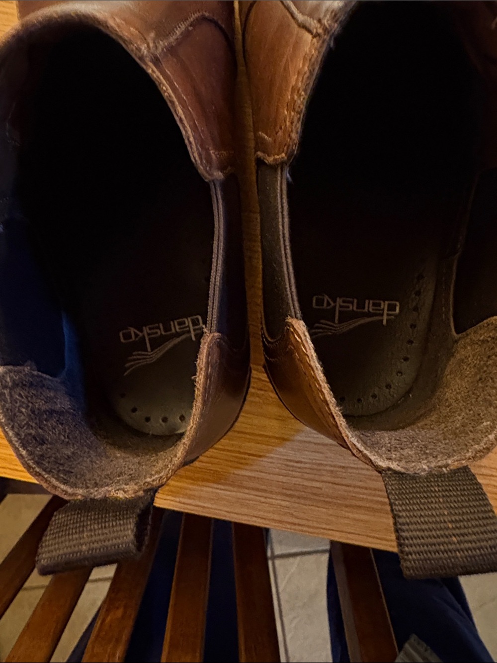 Dansko Women’s Brown Leather Chelsea Ankle Boots - Picture 2 of 9